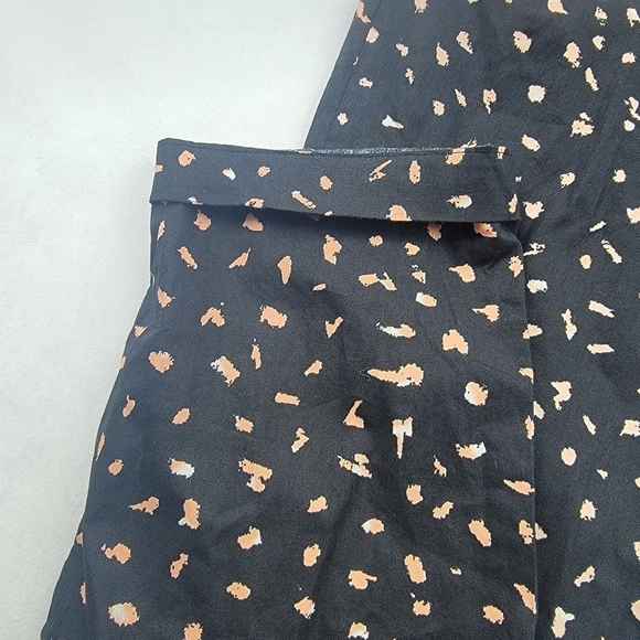 NWT Lifetime Collective Fiona printed pleated straight leg pant Size 26 - Picture 2 of 6